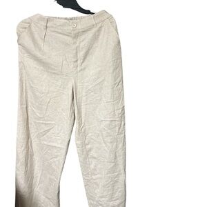JustFab Men's Light Tan Chinos